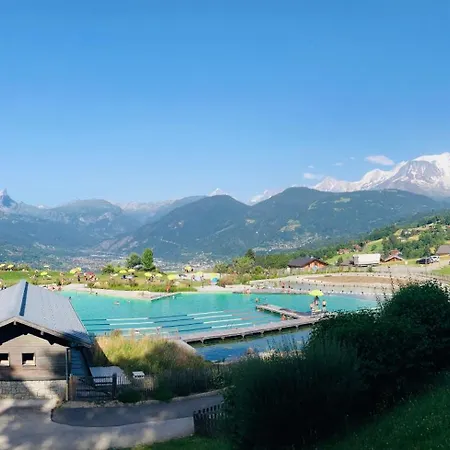 Récent Vue Panoramique Sur Le Mont-blanc * Combloux